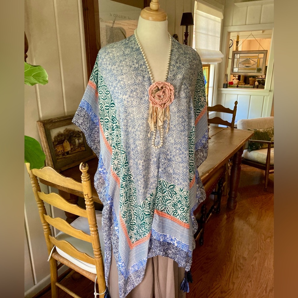 Do Everything In Love Multicolor Patterned Kimono - image 3